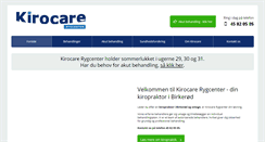 Desktop Screenshot of kirocare.dk